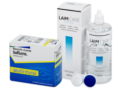 SofLens Multi-Focal (6 čoček) + roztok Laim Care 400 ml