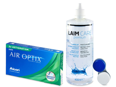 Air Optix for Astigmatism (6 čoček) + roztok Laim Care 400 ml