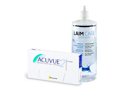 Acuvue 2 (6 čoček) + roztok Laim-Care 400 ml