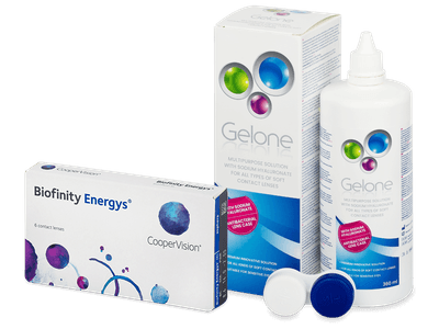 Biofinity Energys (6 čoček) + roztok Gelone 360 ml