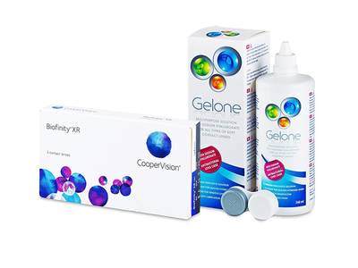 Biofinity XR (3 čočky) + roztok Gelone 360 ml - Předchozí design