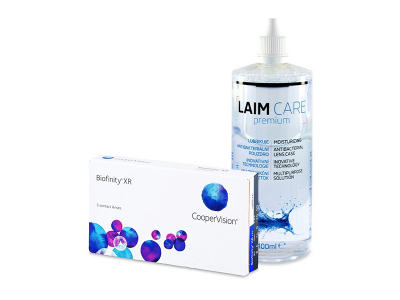 Biofinity XR (3 čočky) + roztok Laim-Care 400 ml