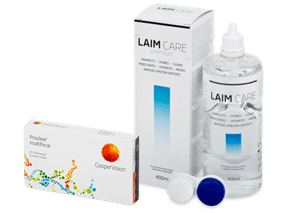 Proclear Multifocal (6 čoček) + roztok Laim-Care 400 ml