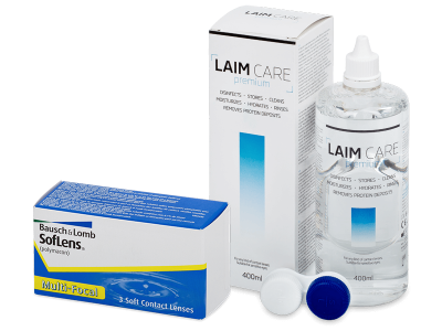 SofLens Multi-Focal (3 čočky) + roztok Laim Care 400 ml - Produkt je dostupný také v této variantě balení