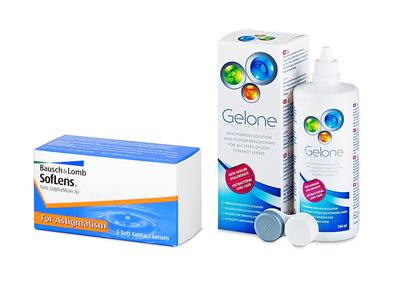 SofLens Toric (3 čočky) + roztok Gelone 360 ml - Předchozí design