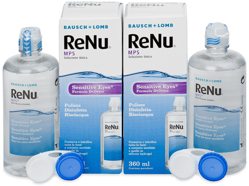 Roztok ReNu MPS Sensitive Eyes 2x 360 ml - Výhodné dvojbalení roztoku