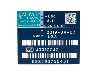 Acuvue Oasys with Transitions (6 čoček) - 