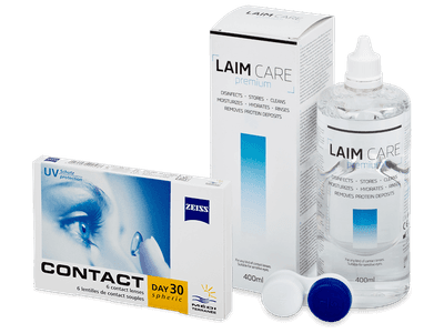 Carl Zeiss Contact Day 30 Spheric (6 čoček) + Laim Care 400ml