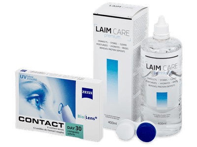 Carl Zeiss Contact Day 30 Compatic (6 čoček) + Laim Care 400ml