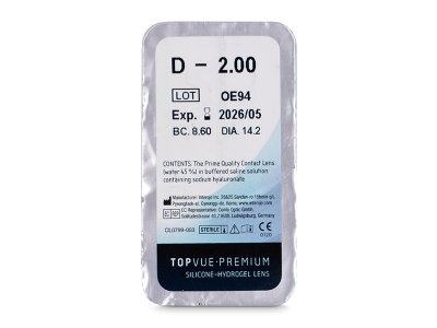 TopVue Premium (1 čočka) - 