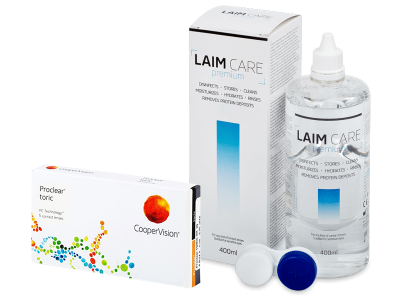 Proclear Toric XR (6 čoček) + roztok Laim-Care 400 ml