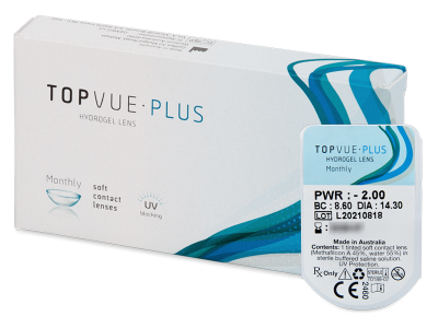 TopVue Plus (1 čočka) - Produkt je dostupný také v této variantě balení