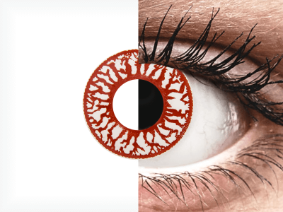ColourVUE Crazy Lens - Blood Shot - nedioptrické jednodenní (2 čočky)