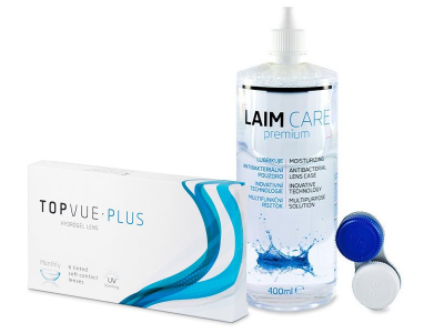 TopVue Plus (6 čoček) + roztok Laim Care 400 ml