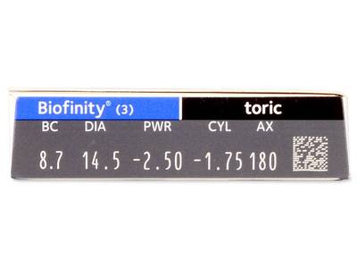 Biofinity Toric (3 čočky) - 