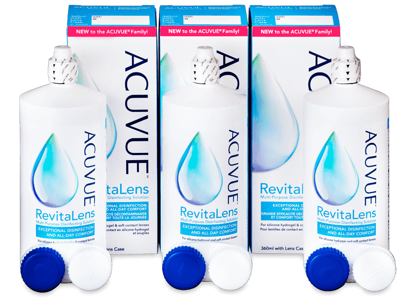 Roztok Acuvue RevitaLens 3x 360 ml - Výhodné trojbalení roztoku