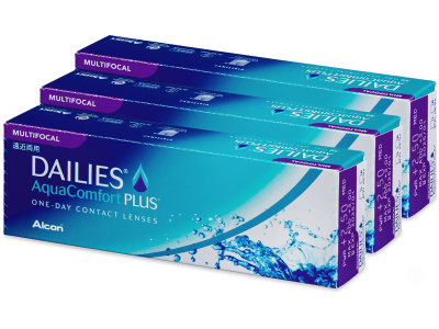 Dailies AquaComfort Plus Multifocal (90 čoček) - Multifokální kontaktní čočky