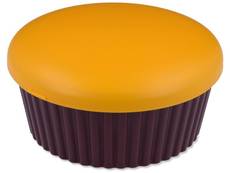 Kazetka se zrcátkem Muffin - oranžová Příslušenství - Kazetka se zrcátkem Muffin - oranžová