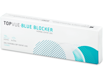TopVue Blue Blocker (5 čoček) - Jednodenní kontaktní čočky