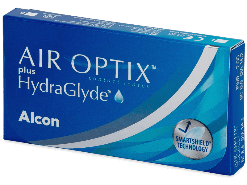 Air Optix plus HydraGlyde (6 čoček) - Měsíční kontaktní čočky