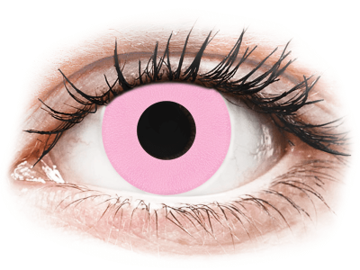 CRAZY LENS - Barbie Pink - dioptrické jednodenní (2 čočky) - Barevné kontaktní čočky