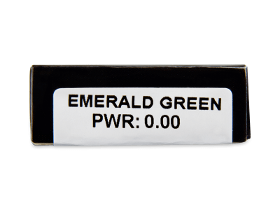 CRAZY LENS - Emerald Green - nedioptrické jednodenní (2 čočky) - 