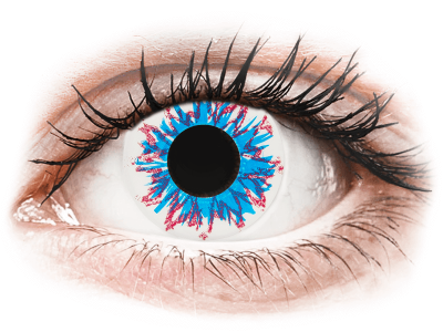 CRAZY LENS - Harlequin - nedioptrické jednodenní (2 čočky) - Barevné kontaktní čočky
