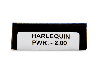 CRAZY LENS - Harlequin - dioptrické jednodenní (2 čočky) -  