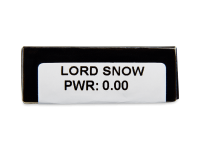 CRAZY LENS - Lord Snow - nedioptrické jednodenní (2 čočky) - 
