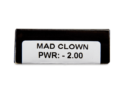 CRAZY LENS - Mad Clown - dioptrické jednodenní (2 čočky) -  