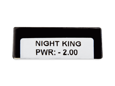 CRAZY LENS - Night King - dioptrické jednodenní (2 čočky) -  