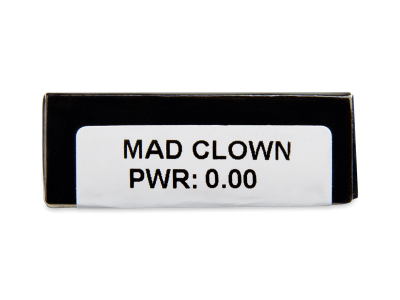 CRAZY LENS - Mad Clown - nedioptrické jednodenní (2 čočky) -  