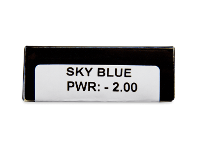 CRAZY LENS - Sky Blue - dioptrické jednodenní (2 čočky) -  