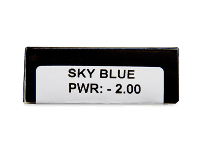 CRAZY LENS - Sky Blue - dioptrické jednodenní (2 čočky) -  