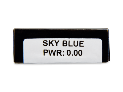 CRAZY LENS - Sky Blue - nedioptrické jednodenní (2 čočky) - 