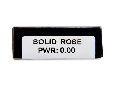 CRAZY LENS - Solid Rose - nedioptrické jednodenní (2 čočky) - 