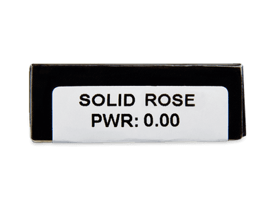 CRAZY LENS - Solid Rose - nedioptrické jednodenní (2 čočky) -  