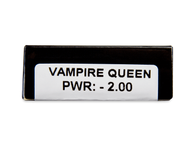 CRAZY LENS - Vampire Queen - dioptrické jednodenní (2 čočky) -  