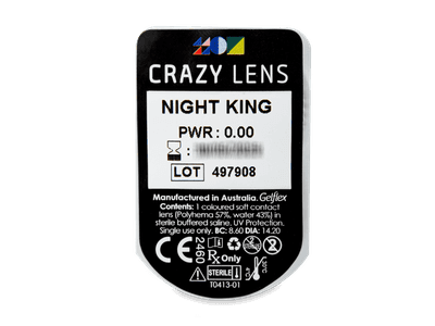 CRAZY LENS - Night King - nedioptrické jednodenní (2 čočky) - 