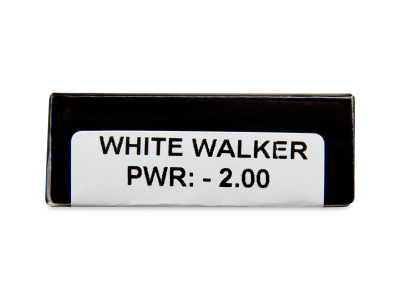 CRAZY LENS - White Walker - dioptrické jednodenní (2 čočky) - 