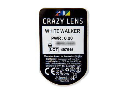 CRAZY LENS - White Walker - nedioptrické jednodenní (2 čočky) - 