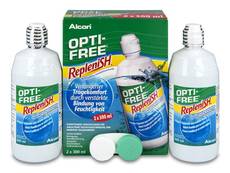 Roztok OPTI-FREE RepleniSH 2 x 300 ml Výhodná balení roztoků - Roztok OPTI-FREE RepleniSH 2 x 300 ml
