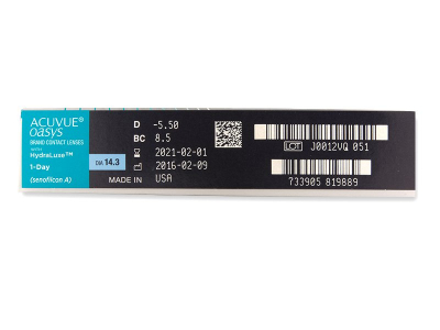 Acuvue Oasys 1-Day with Hydraluxe (90 čoček) -  