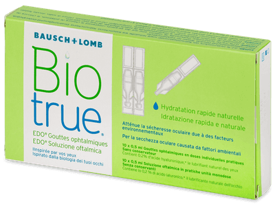 Oční kapky Biotrue EDO 10x 0,5 ml - Produkt je dostupný také v této variantě balení