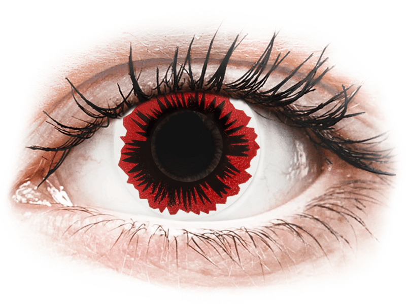 ColourVUE Crazy Lens - Blaze - nedioptrické (2 čočky) - Barevné kontaktní čočky
