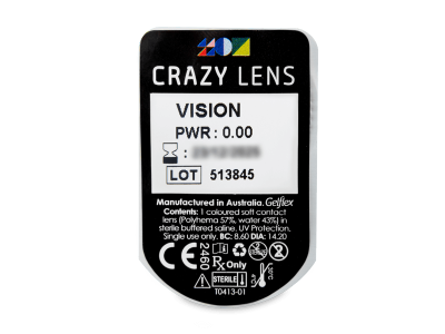 CRAZY LENS - Vision - nedioptrické jednodenní (2 čočky) - 