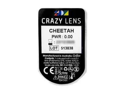 CRAZY LENS - Cheetah - nedioptrické jednodenní (2 čočky) - 