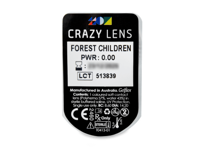 CRAZY LENS - Forest Children - nedioptrické jednodenní (2 čočky) - 