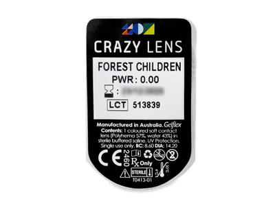 CRAZY LENS - Forest Children - nedioptrické jednodenní (2 čočky) - 