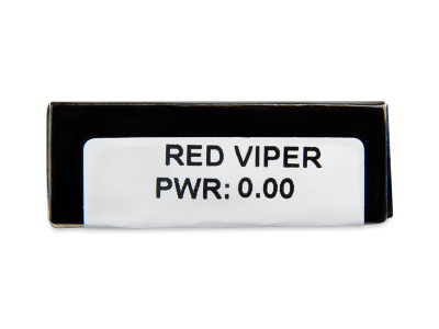 CRAZY LENS - Red Viper - nedioptrické jednodenní (2 čočky) - 